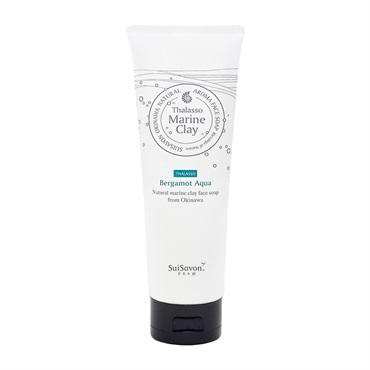琉球のタラソマリンクレイ洗顔石鹸（ベルガモットアクアの香り）200g